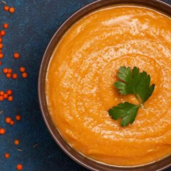 Purée de carottes, lentilles et paprika 