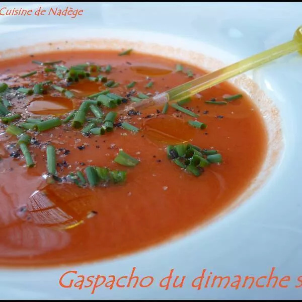 Gaspacho à ma façon