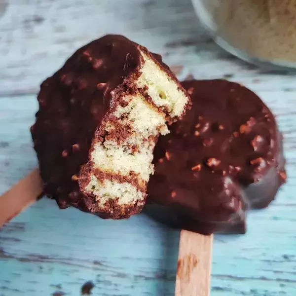 Sucette roulée au chocolat