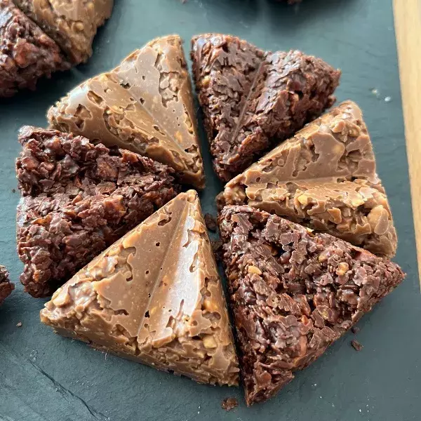 Bouchées chocolat noisettes