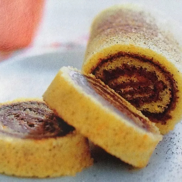 Roule à l'orange et au Nutella 