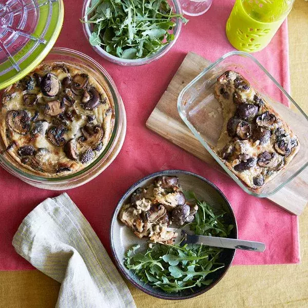 Clafoutis aux champignons