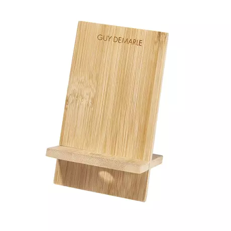 Support en bambou pour smartphone
