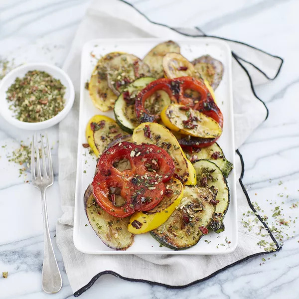 Légumes marinés au curcuma et piment