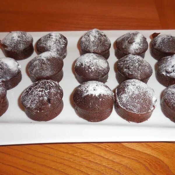 fondant au chocolat et à la crème de marron