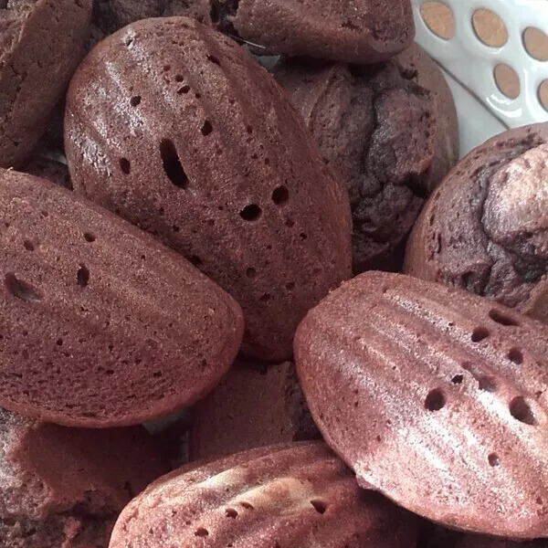 Madeleines au chocolat