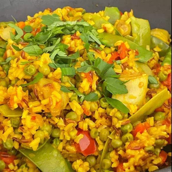 Paella végétarienne