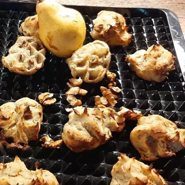 Galettes aux panais poires et Noix
