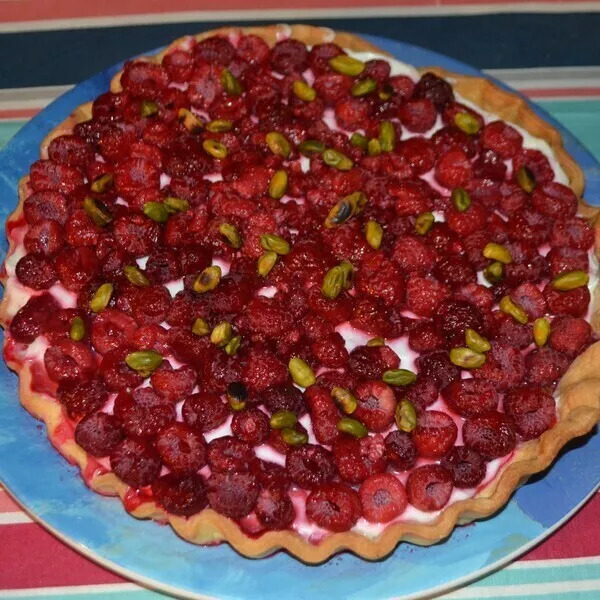 Tarte aux framboises de Luckinou