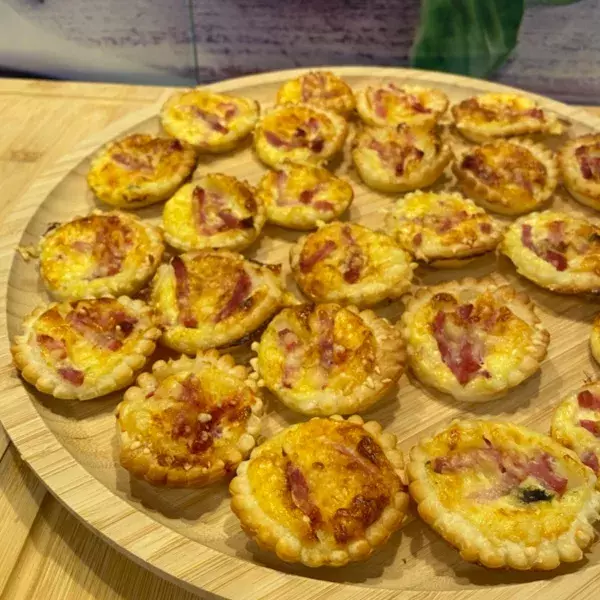 Mini quiches aux lardons