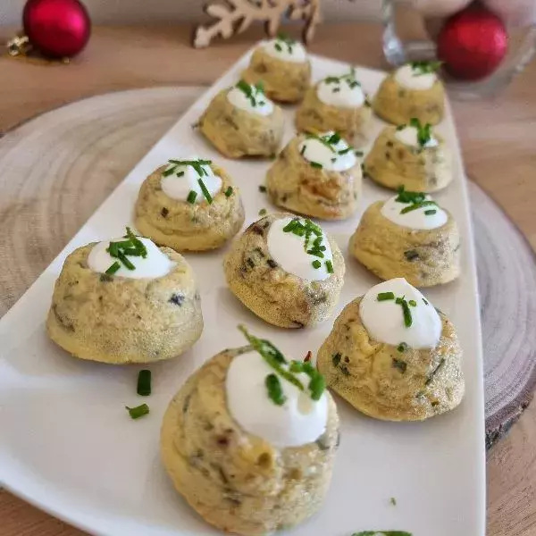 Bouchées de Saint-Jacques au citron vert et ciboulette 