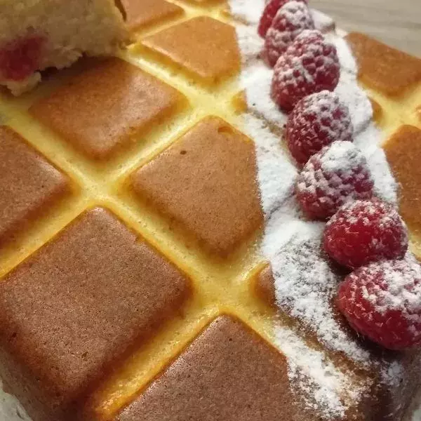 Crum Cake à la framboise