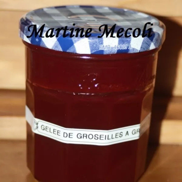 Gelée de groseilles à grappes sans cook'in