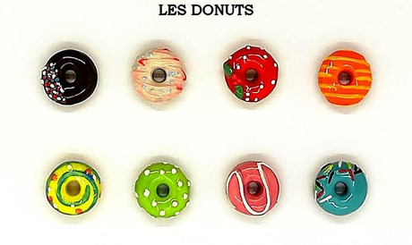 Lot de 5 fèves thème Donuts