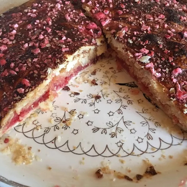 Frangipane aux pralines roses