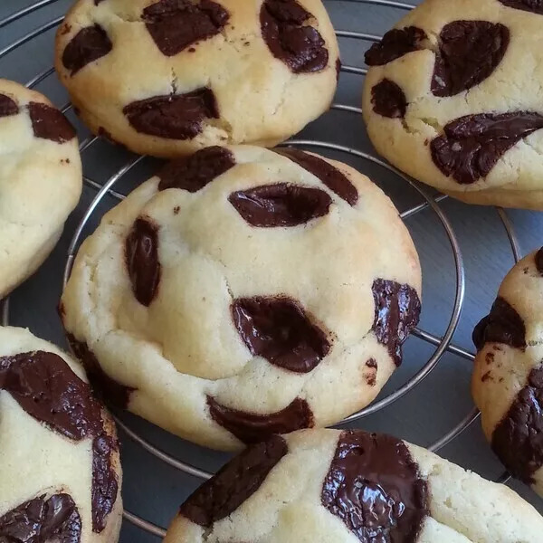 cookies géants moelleux coeur fondant