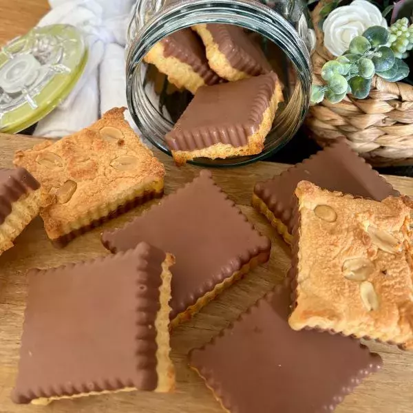 Biscuits cacahuètes chocolat