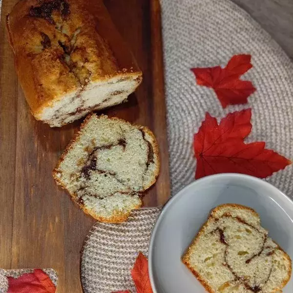 Cake marbré à la cannelle 