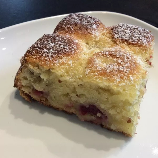 Brownies Blancs aux Framboises (Dude)