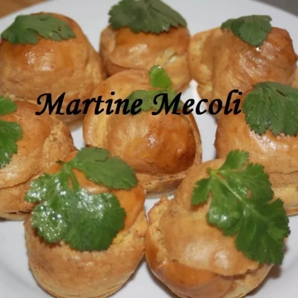 Choux farcis aux aspics de foie gras