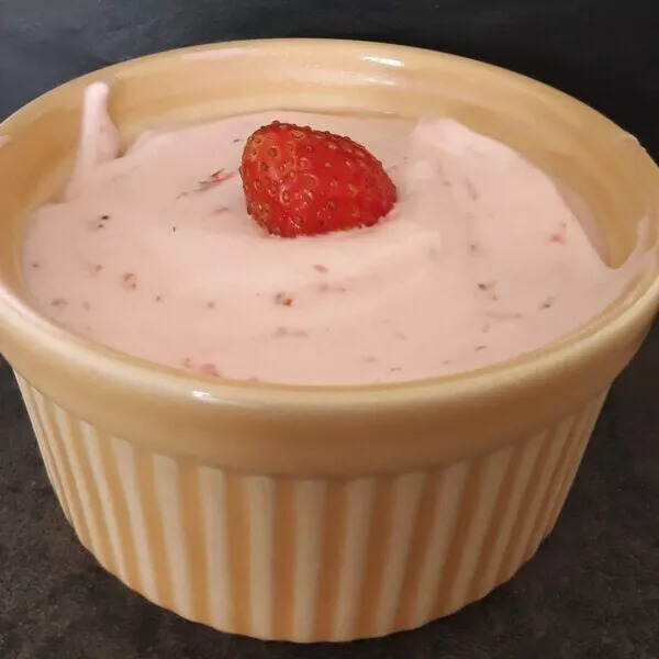 mousse aux fraises chrono