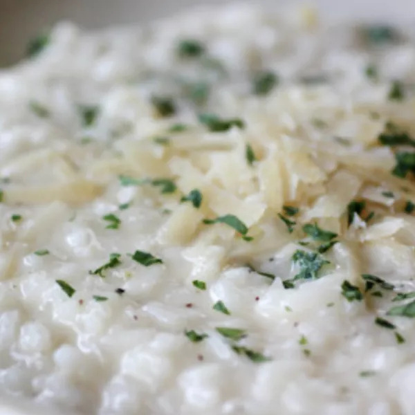 Risotto au vin blanc