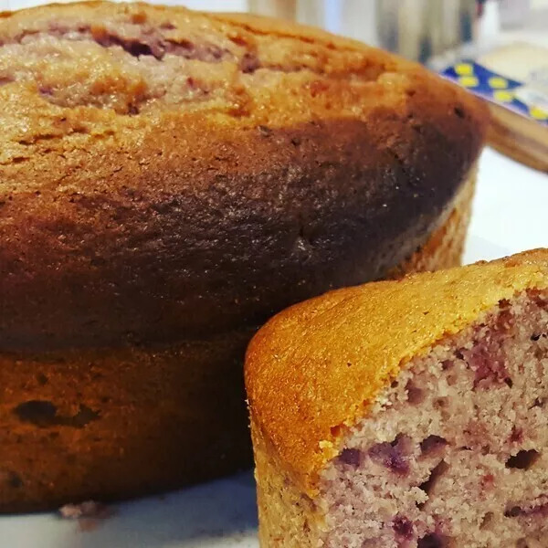 Gâteau au yaourt et aux framboises de Solène 