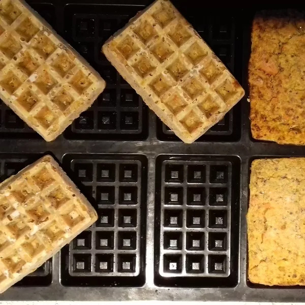 Gaufre carotte quinoa