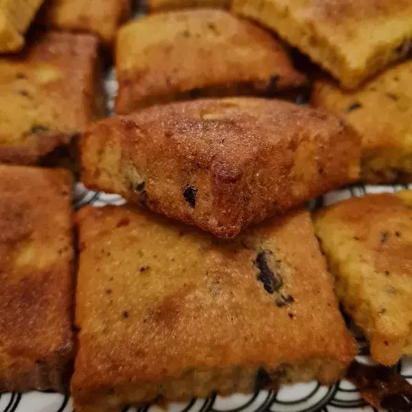 Cake aux amandes poires et chocolat