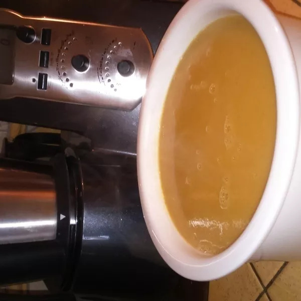 Velouté de potiron aux châtaignes 