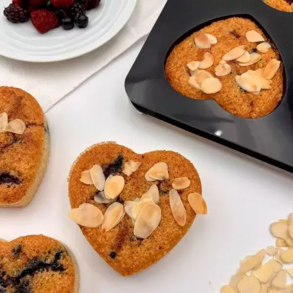 Financiers aux fruits rouges