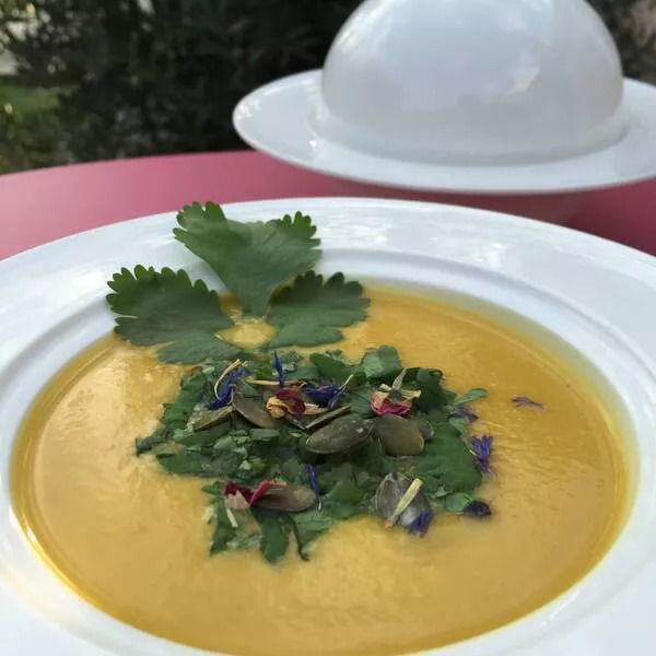 Velouté de courge aux épices