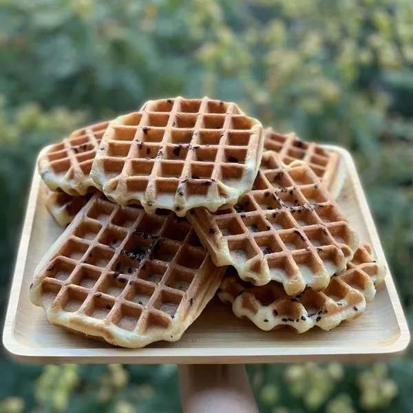 Gaufres liégeoise au cœur Nutella/Crème de marron