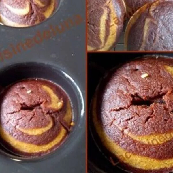 mini zebra-cake-aux peaux de bananes