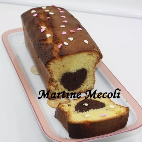 Cake coeurs fondants au chocolat