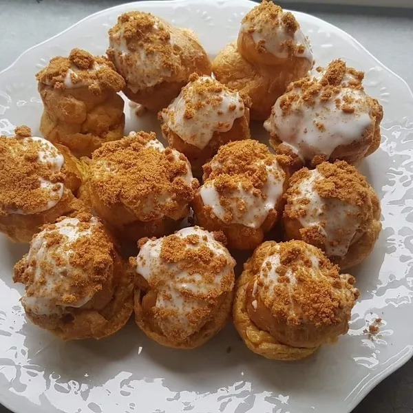 Petits choux aux spéculoos 