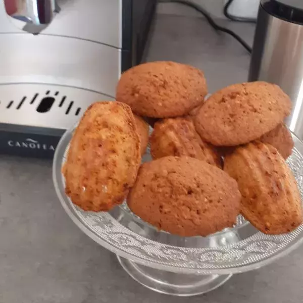 Madeleines au café praliné