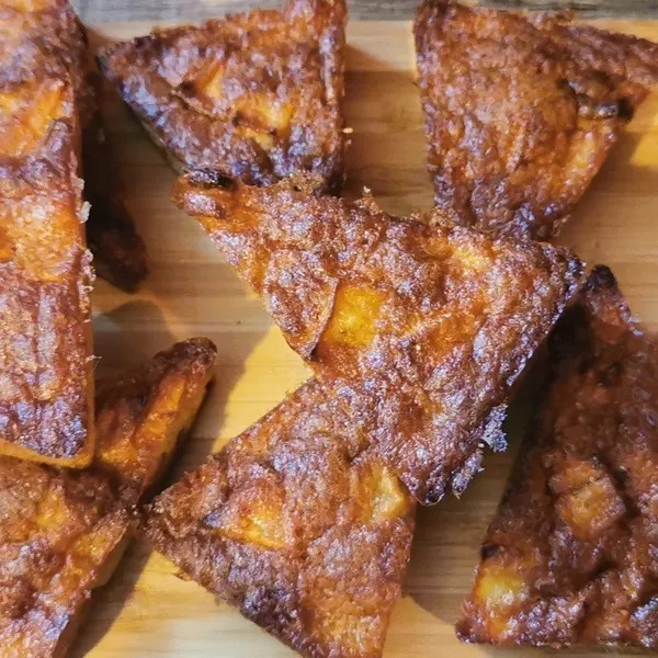 Triangles aux pommes (Recette légère)