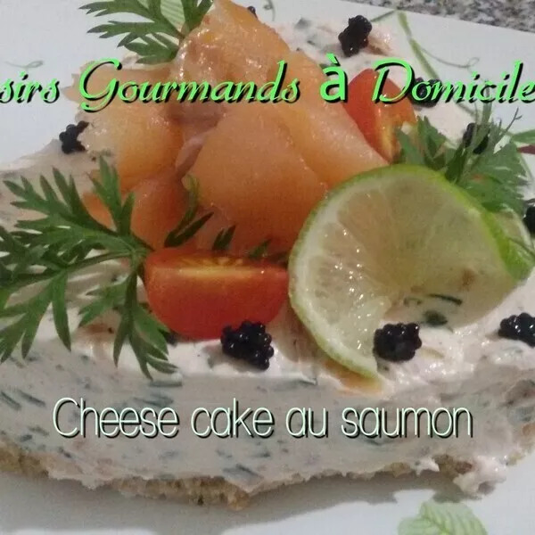 Cheesecake au saumon fumé