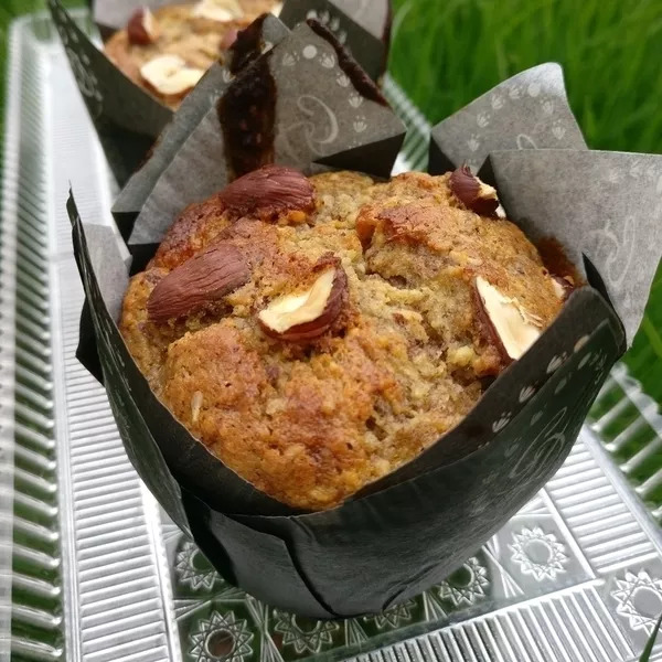 Muffins Banana Noisette