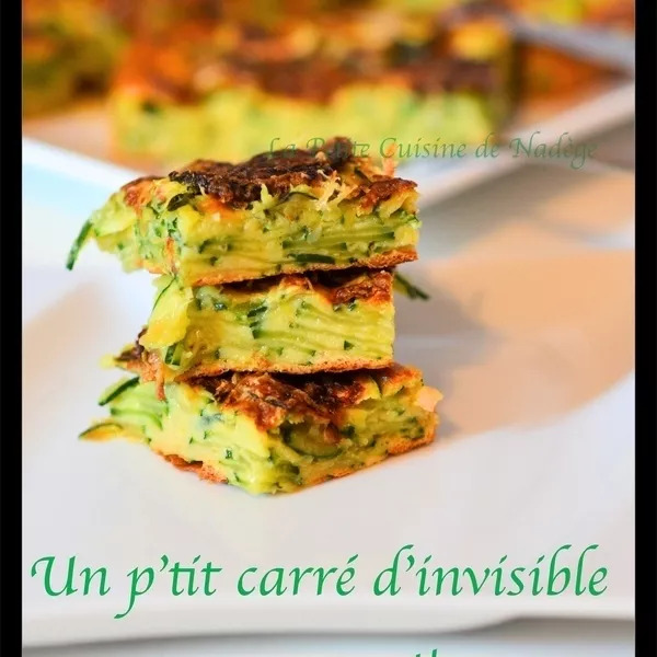 Invisible d'Eryn aux courgettes, parmesan, curry (ou autres épices)