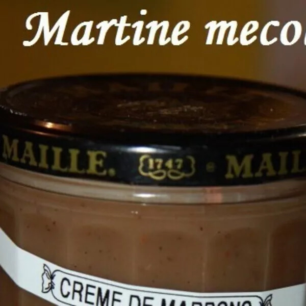 Crème de marrons maison express sans cook'in