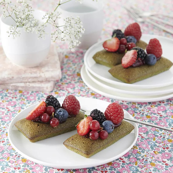 Financiers au thé Matcha