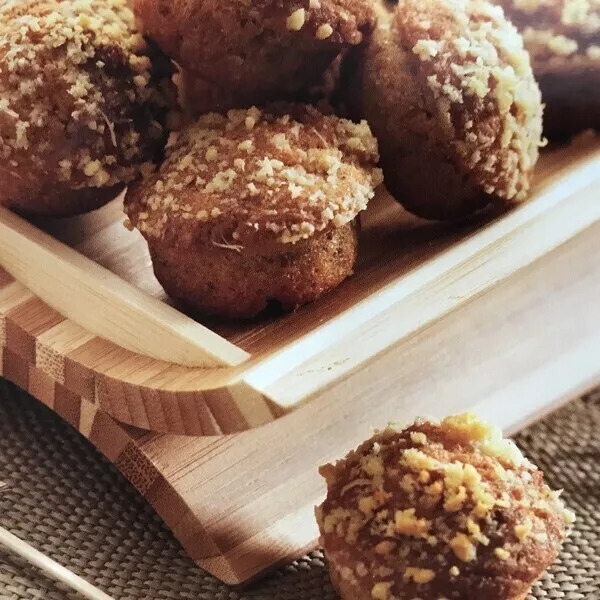 bouchons noix de pécan et parmesan