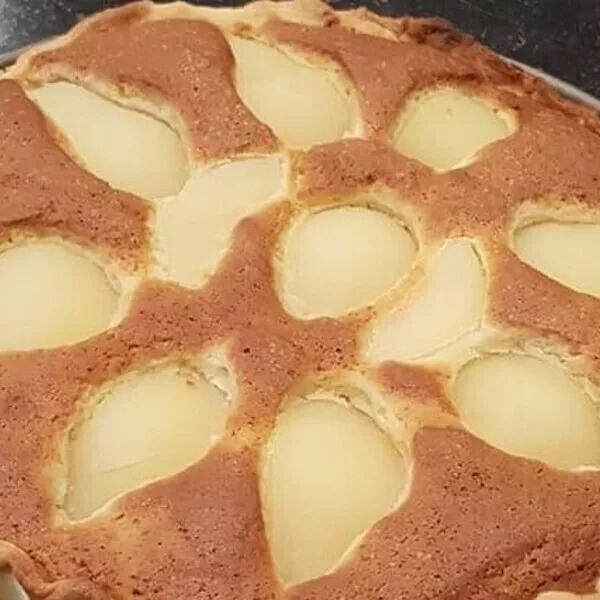 Tarte aux poires et spéculoos