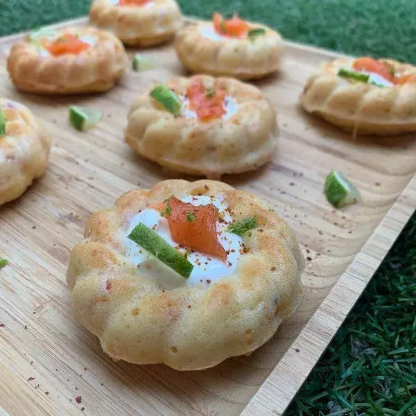 Couronnes torsadées au saumon fumé et citron vert