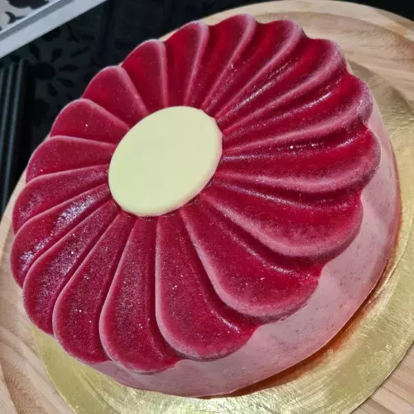 Bavarois à la fraise