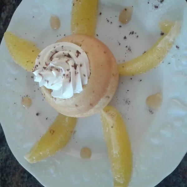 Boule d'orange au caramel au beurre salé