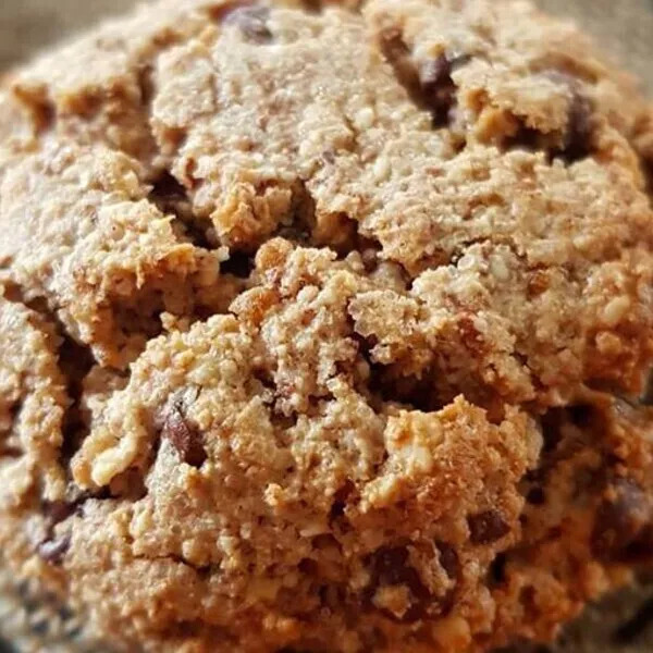 Cookies aux amandes et pépites de chocolat sans beurre