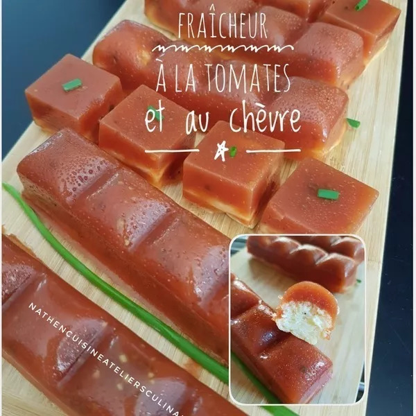 Fraîcheur à la tomate et au chèvre de Nathencuisine